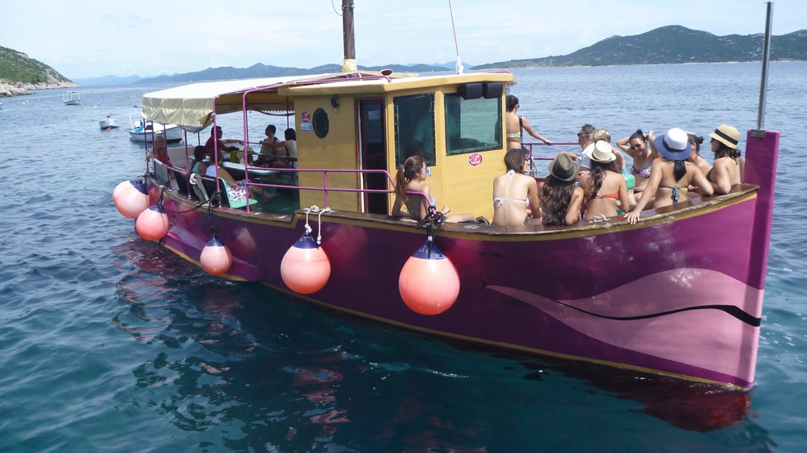 MS Lipi Dubrovnik Boat Excursions, Dubrovnik Croatia